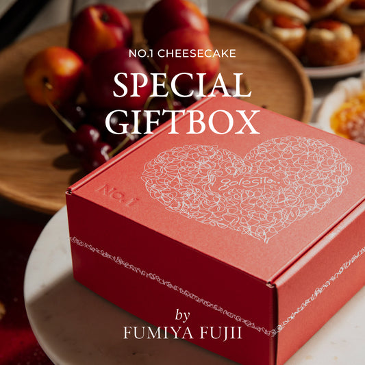 No.1 CHEESECAKE Special giftbox by FUMIYA FUJII
